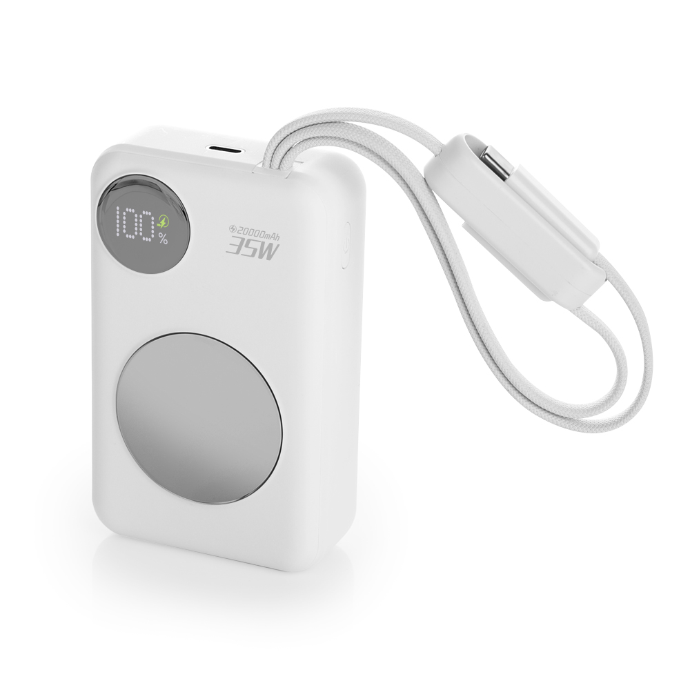 레파 GT11 35W 초고속충전 내장케이블 미러 보조배터리 20000mAh - 상세 이미지 4