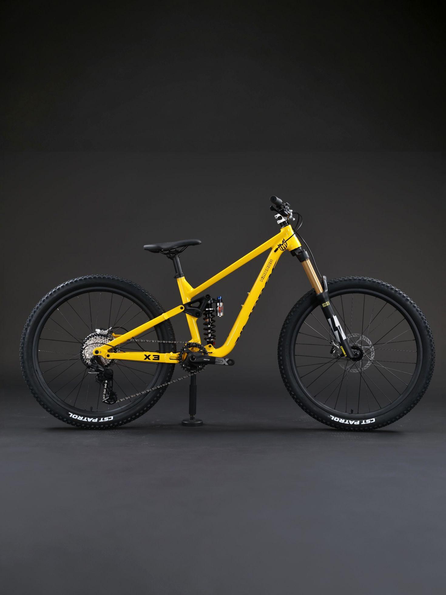 오복이네상점 하만 브라더스 X3 소프트테일 27.5인치 10단 에어 풀샥 오일디스크 MTB 자전거 2026 그린커피 27.5 인치 10단 - 상세 이미지 2