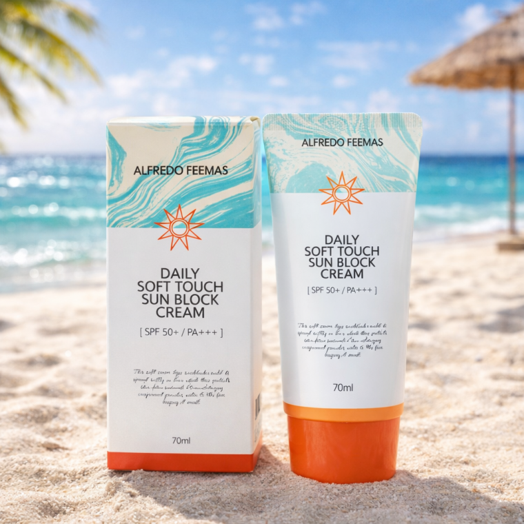 [1+1] 어린이겸용 국산 선크림 자외선차단 미백 UV 선블럭 SPF 50+/PA+++ - 상품 이미지