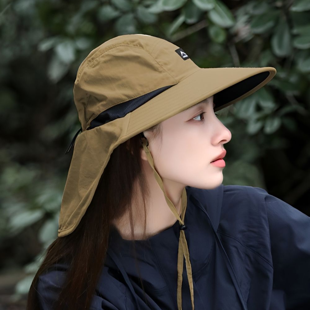 워터파크버킷햇 빅사이즈 대두벙거지 챙큰모자 끈달린 산책 - 상품 이미지