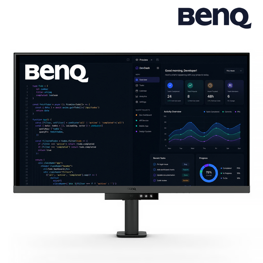 BenQ RD320UA 아이케어 무결점 멀티스탠드 모니터 (IPS/4K UHD/코딩) - 상세 이미지 5
