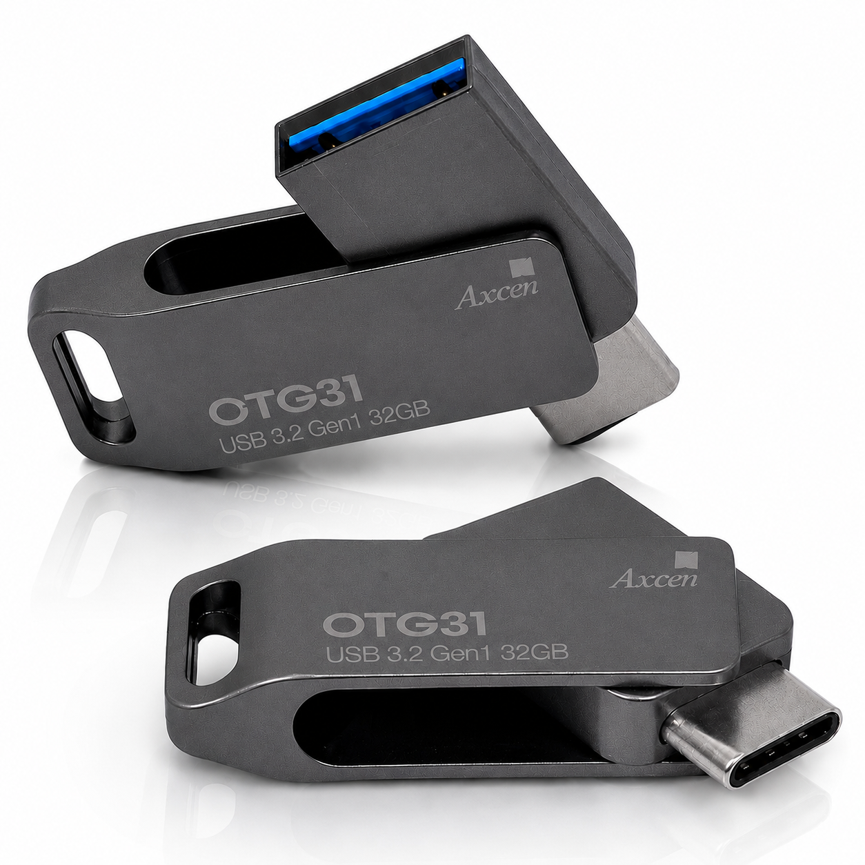 32GB 스마트폰 OTG메모리[무료인쇄]C타입 USB메모리 갤럭시 아이폰 저장스틱 - 상품 이미지