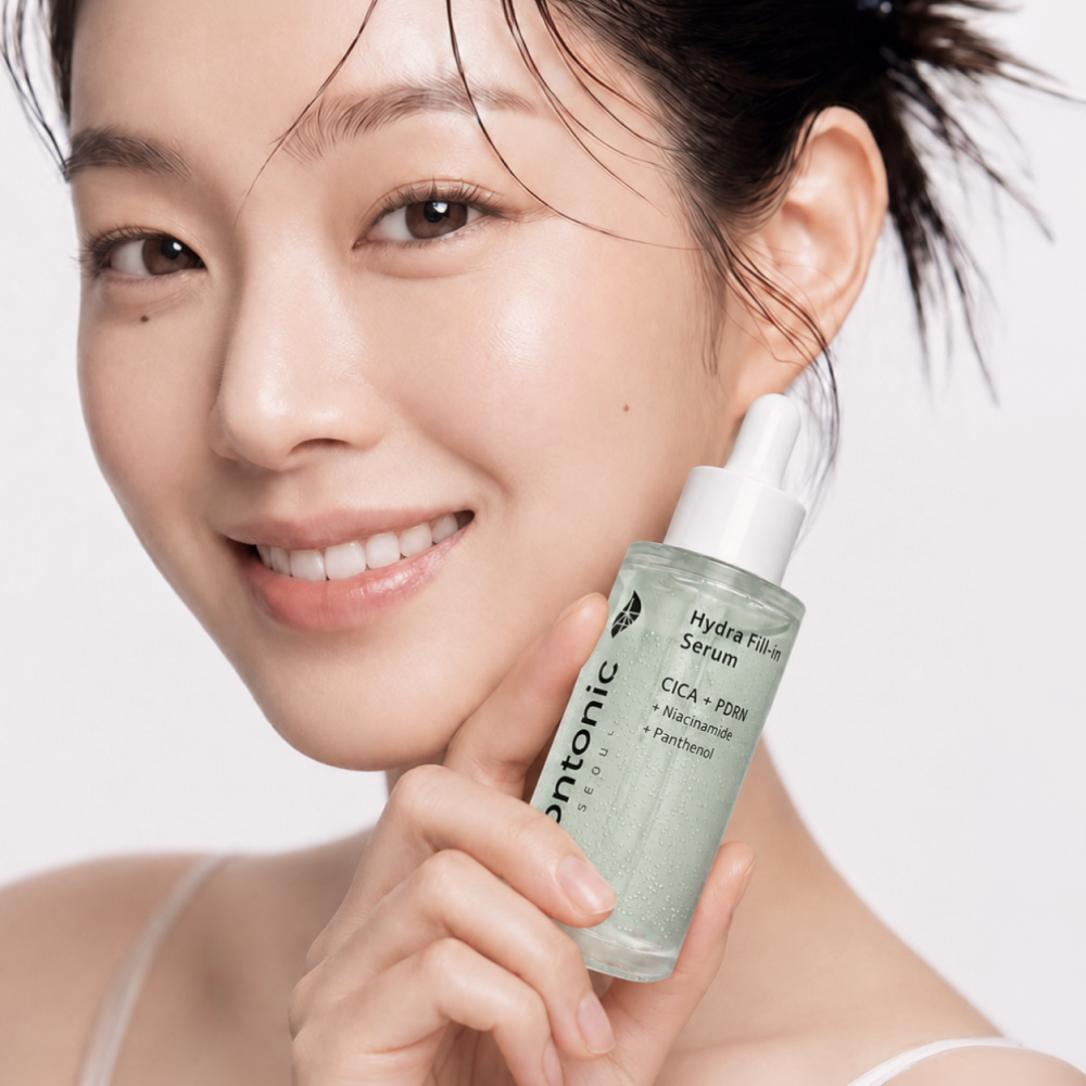 본토닉 하이드라 필인 세럼 나이아신아마이드 CICA PDRN 히알루론산 앰플 30ml - 상세 이미지 4