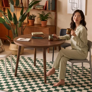 원목 원형테이블 600 카페테이블 원룸 식탁 1인 미니식탁 2인 솔직 후기 | 실제 배치 사진 포함 - 상품 이미지 1