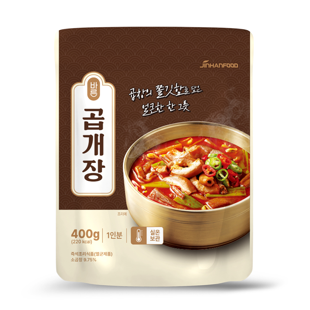 곱개장 곱창 육개장 밀키트 간편국 즉석 국물 요리 실온보관 바른 400g 1개 - 상세 이미지 2