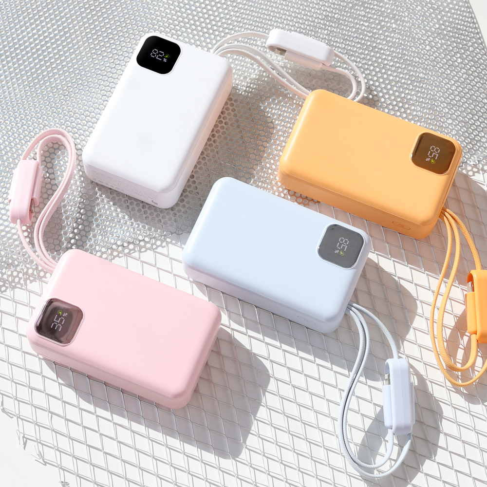 레파 GT12 35W 초고속충전 내장케이블 보조배터리 20000mAh 이미지 8