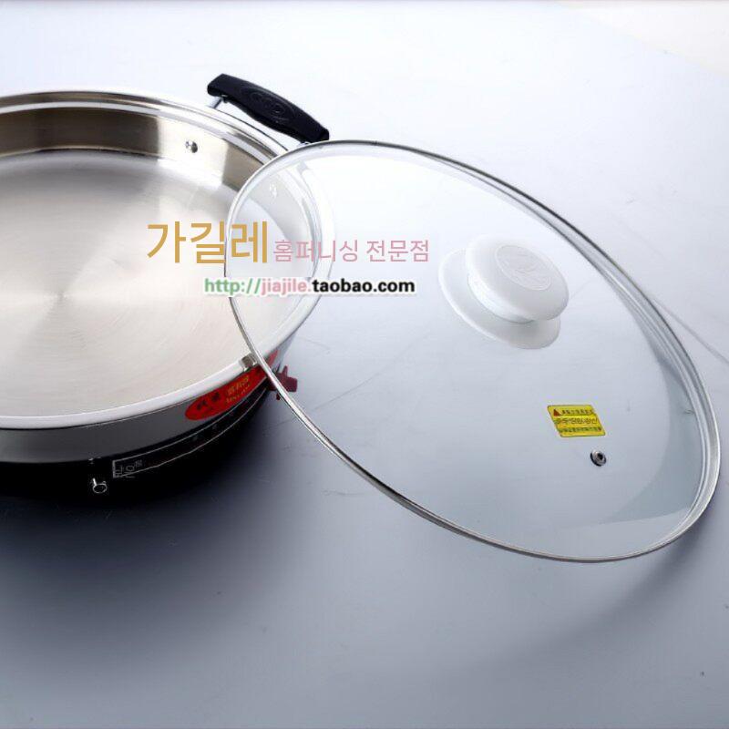 전기 프라이팬 후라이팬 스텐 음식 제사 업소용 잔치팬 36cm - 상세 이미지 2