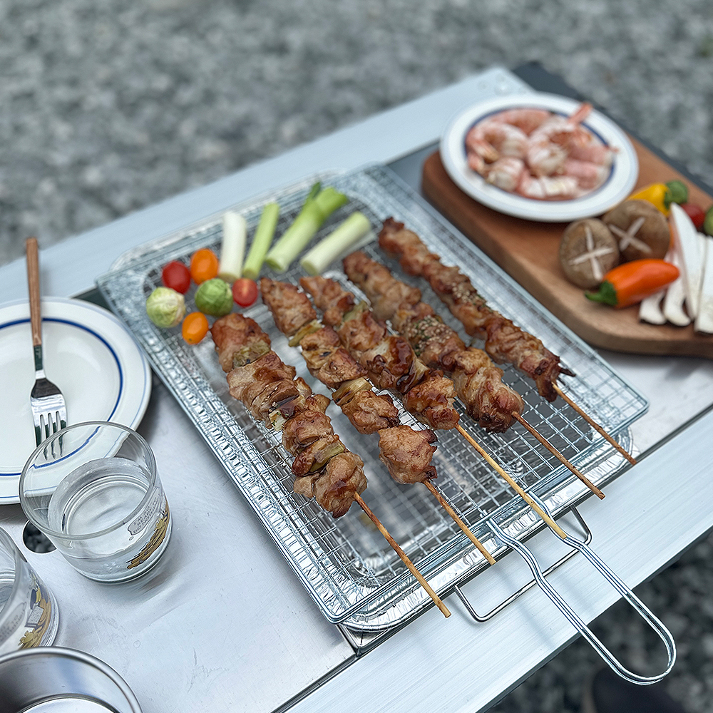 벨트릭스 마스터팩(3P) 세트 불쇼방지 트레이 그릴락 접석쇠 패키지 캠핑 BBQ 숯불구이 - 상세 이미지 3