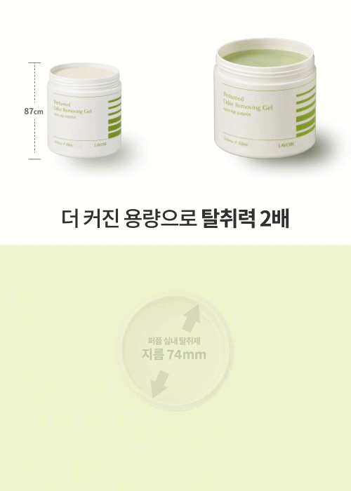 [슈퍼적립] 라브아 대용량 비건인증 퍼퓸 고체탈취제 신발장 화장실 냄새제거 버베나앤민트, 420g, 1개 이미지 8