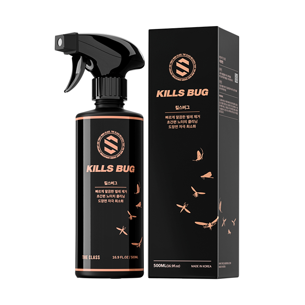 더클래스 킬스 버그 벌레제거제 송진 새똥 리무버 버그클리너 벌레자국제거 500ml, 1개