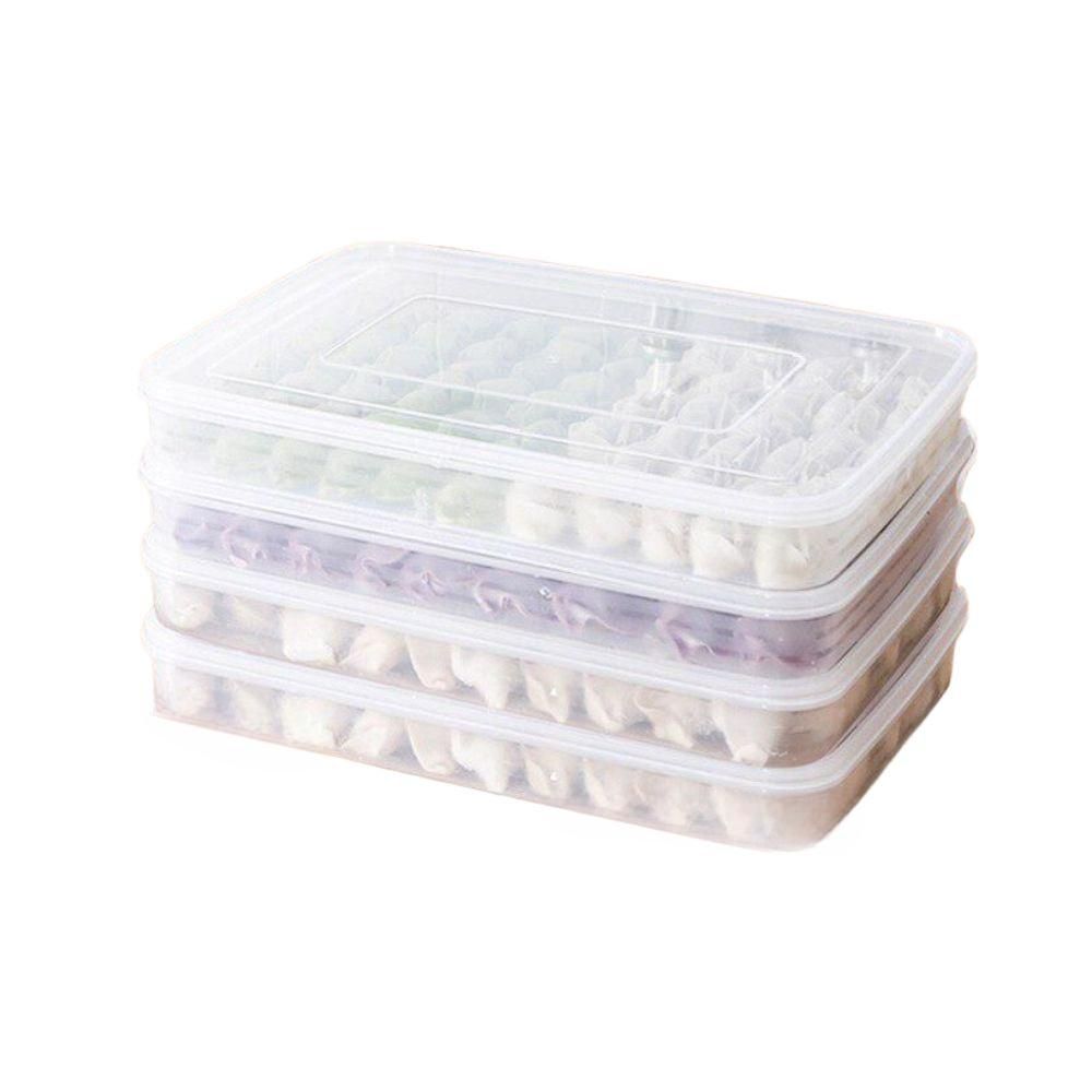 냉동 만두 음식정리함 보관함 냉장고 밀폐용기 투명 5단 - 상품 이미지