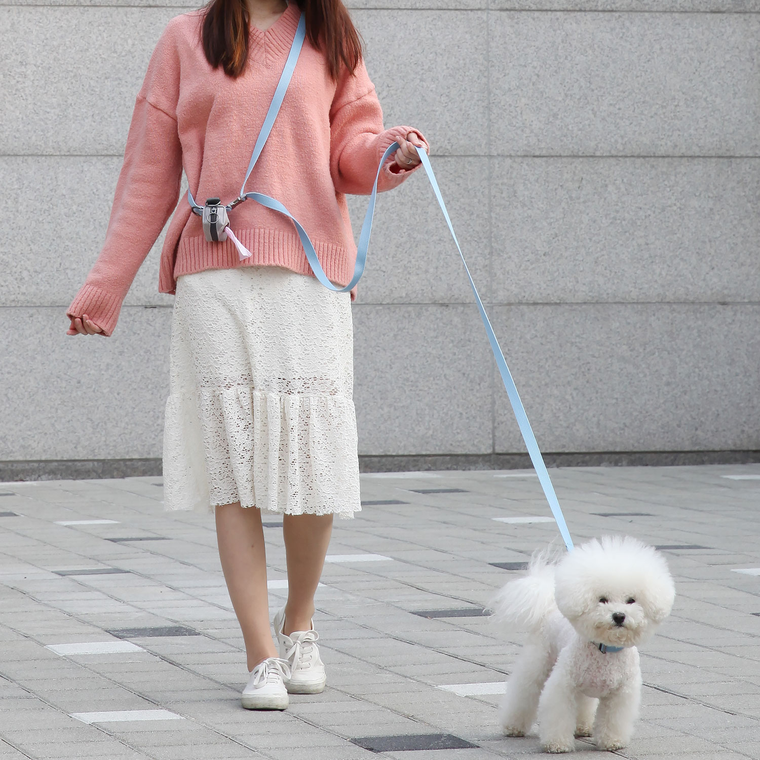 캔루 핸즈프리 멀티리드줄 금속버클 강아지 3M 소형견 중형견 - 상세 이미지 3