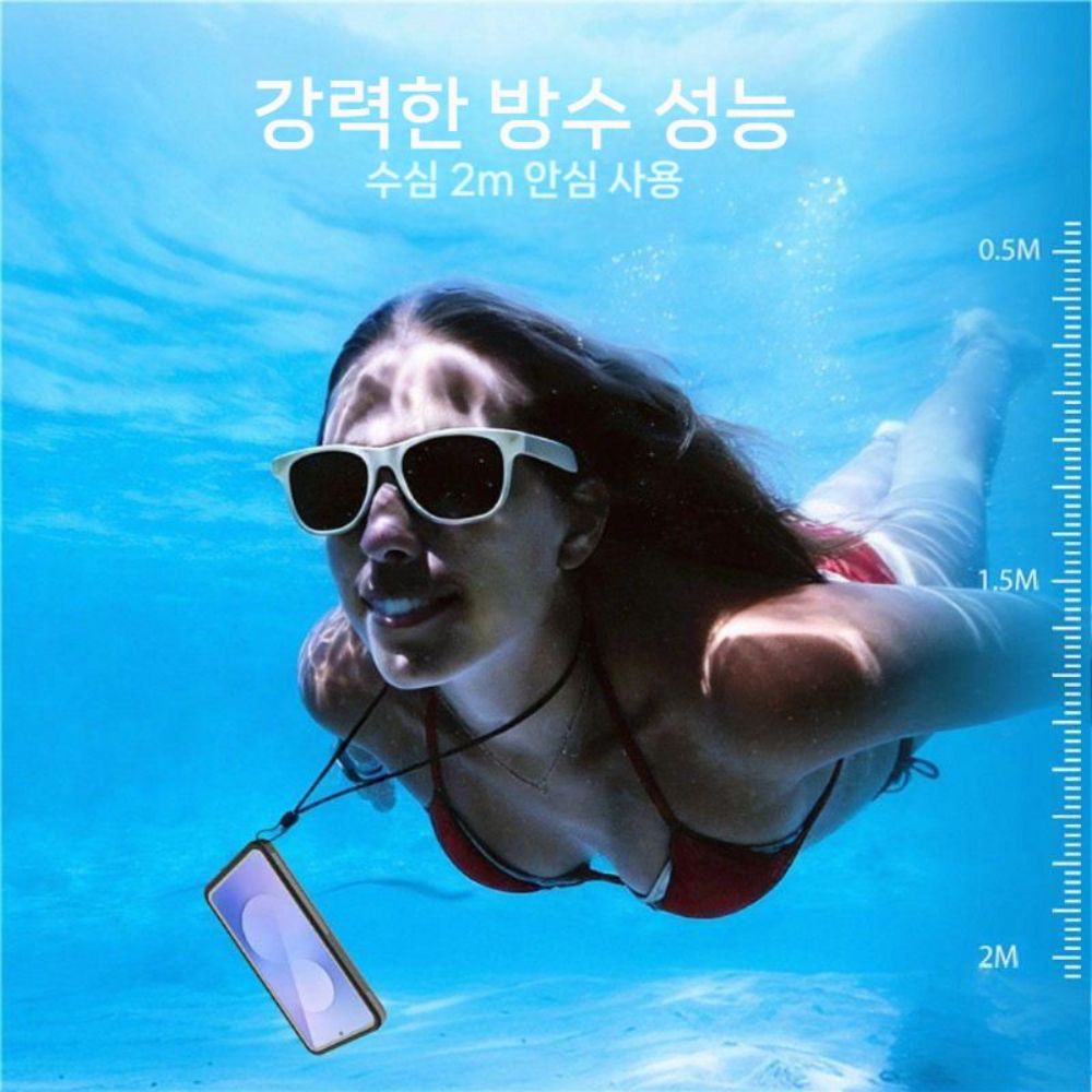 갤럭시 s26 플러스 울트라 방수 케이스 맥세이프 자석 투명 커버 - 상세 이미지 2
