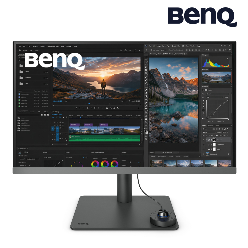 총판 벤큐 PD2706U 아이케어 무결점 멀티스탠드 IPS 4K UHD M-book 모드 - 상세 이미지 3