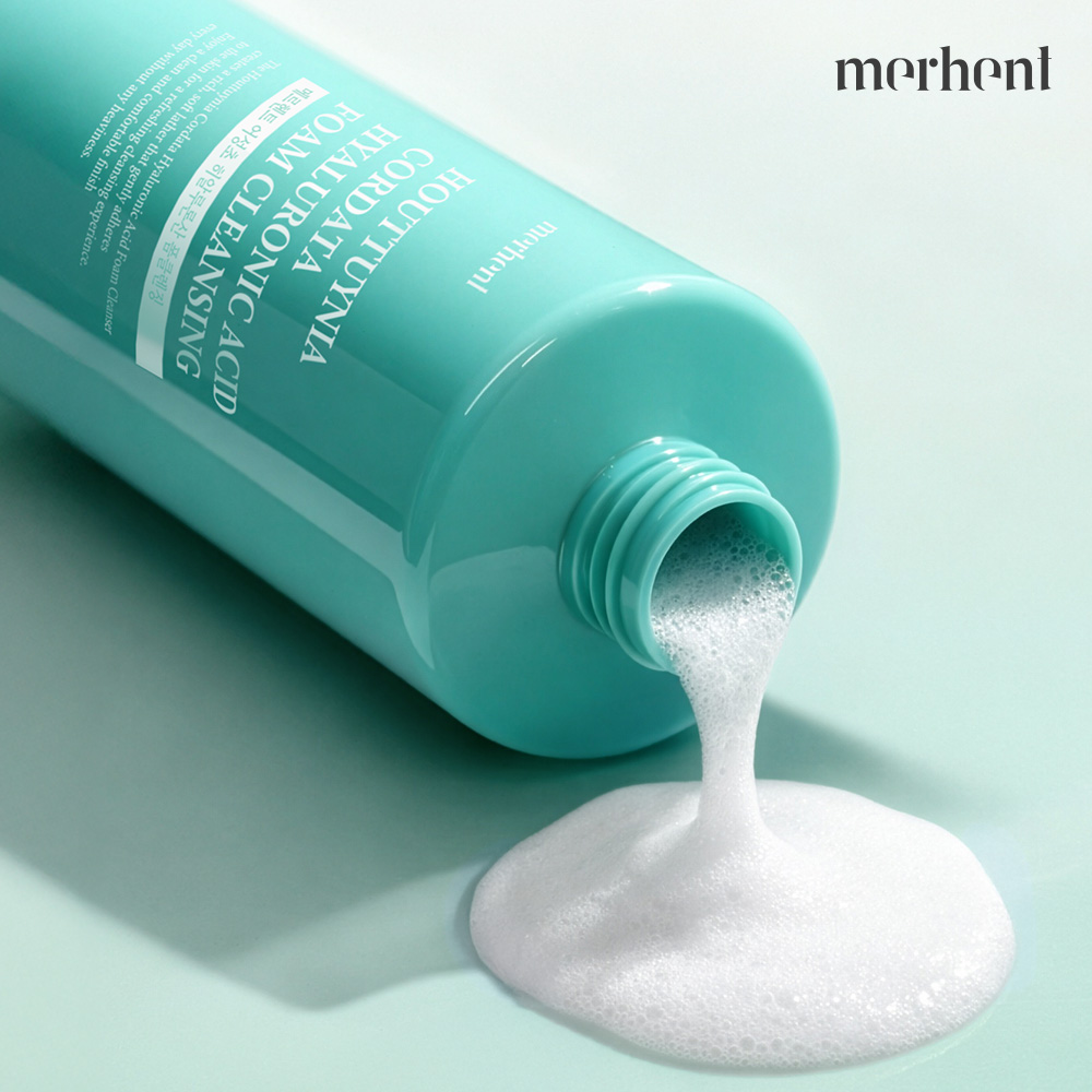 1+1 메르헨트 어성초 히알루론산 클렌징폼 500ml 대용량 세안제 저자극 딥클렌징 - 상세 이미지 4