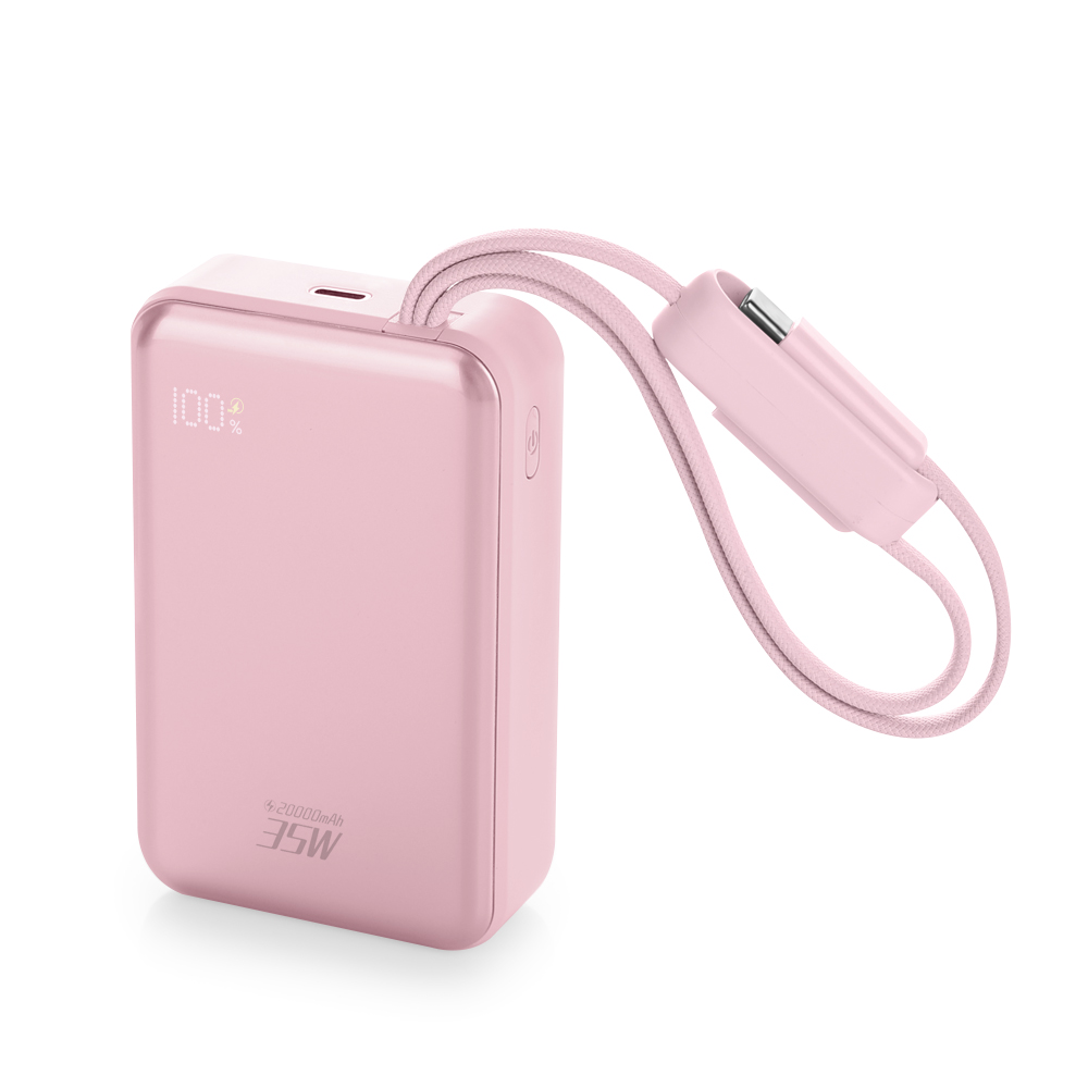 레파 GT16 35W 초고속충전 내장케이블 보조배터리 20000mAh - 상세 이미지 3