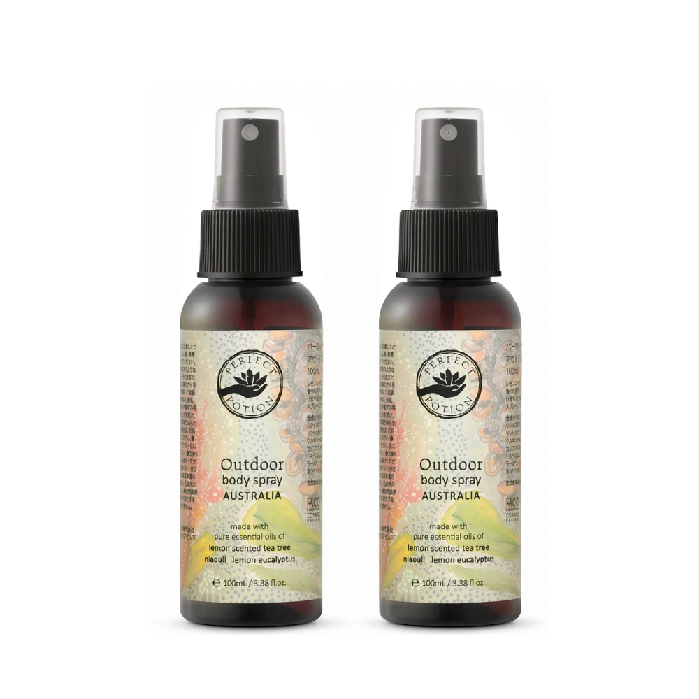 퍼펙트포션 아웃도어 바디스프레이 100mL 2개 세트 호주 아로마 미스트 - 상품 이미지