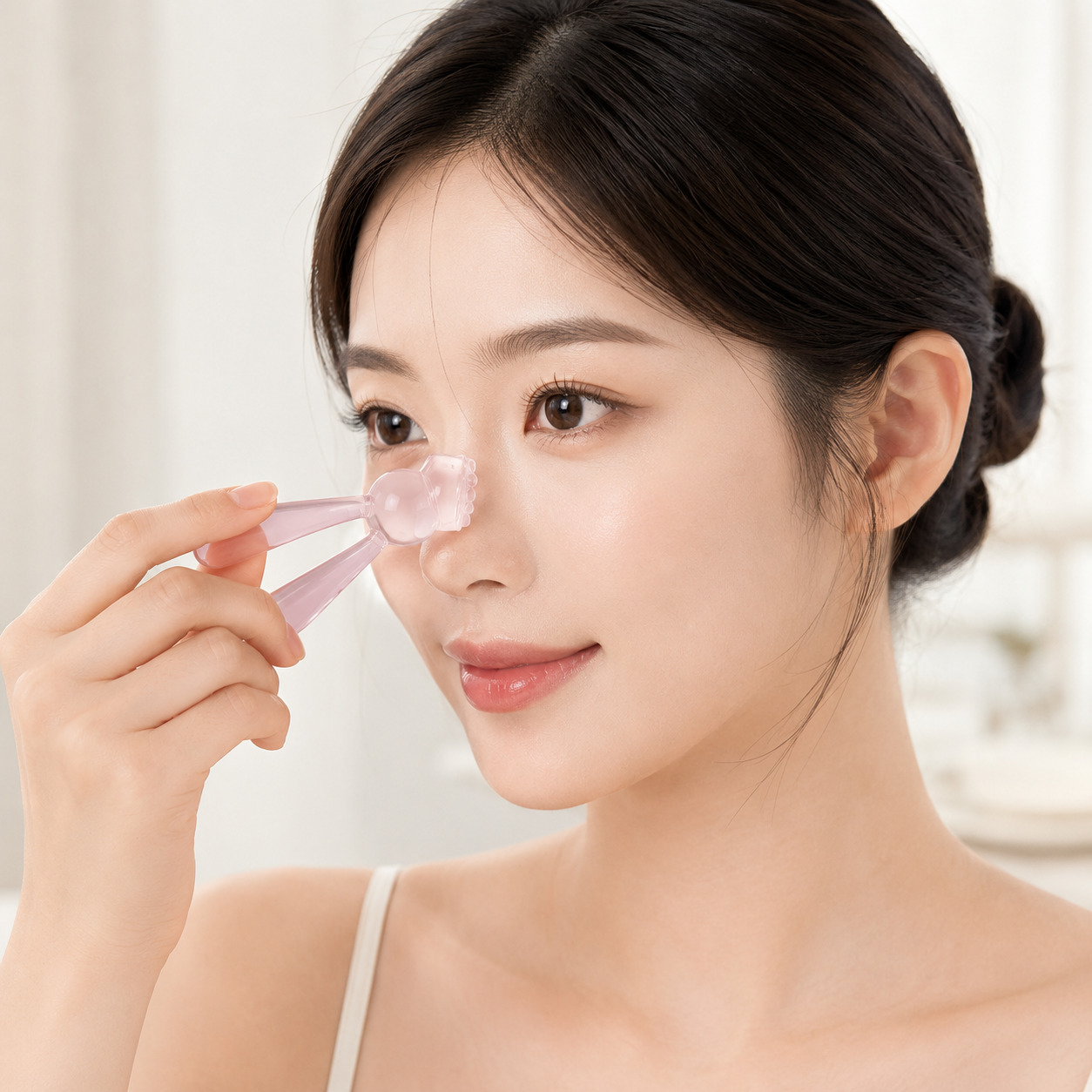 영롱한 토끼 괄사 마사지기 승모근 바디 몸 두피 얼굴 괄사 마사지 경락 지압 안마 안마기 - 상세 이미지 3