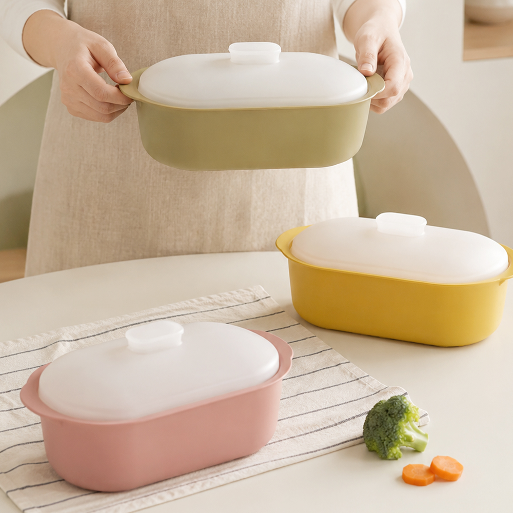실리가든 국산 실리콘 찜기 채반 롱스팀 멀티 생선 만두 야채 1500ml - 상세 이미지 4