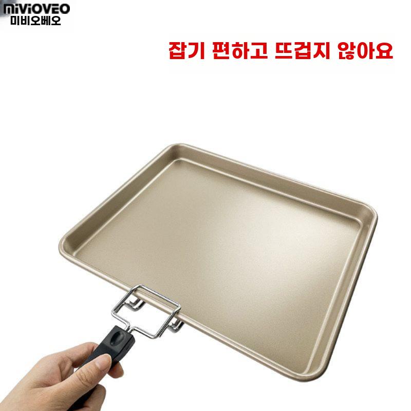 오븐팬손잡이 트레이 단열 손잡이 오븐 핸들 조리도구 실버 - 상세 이미지 5
