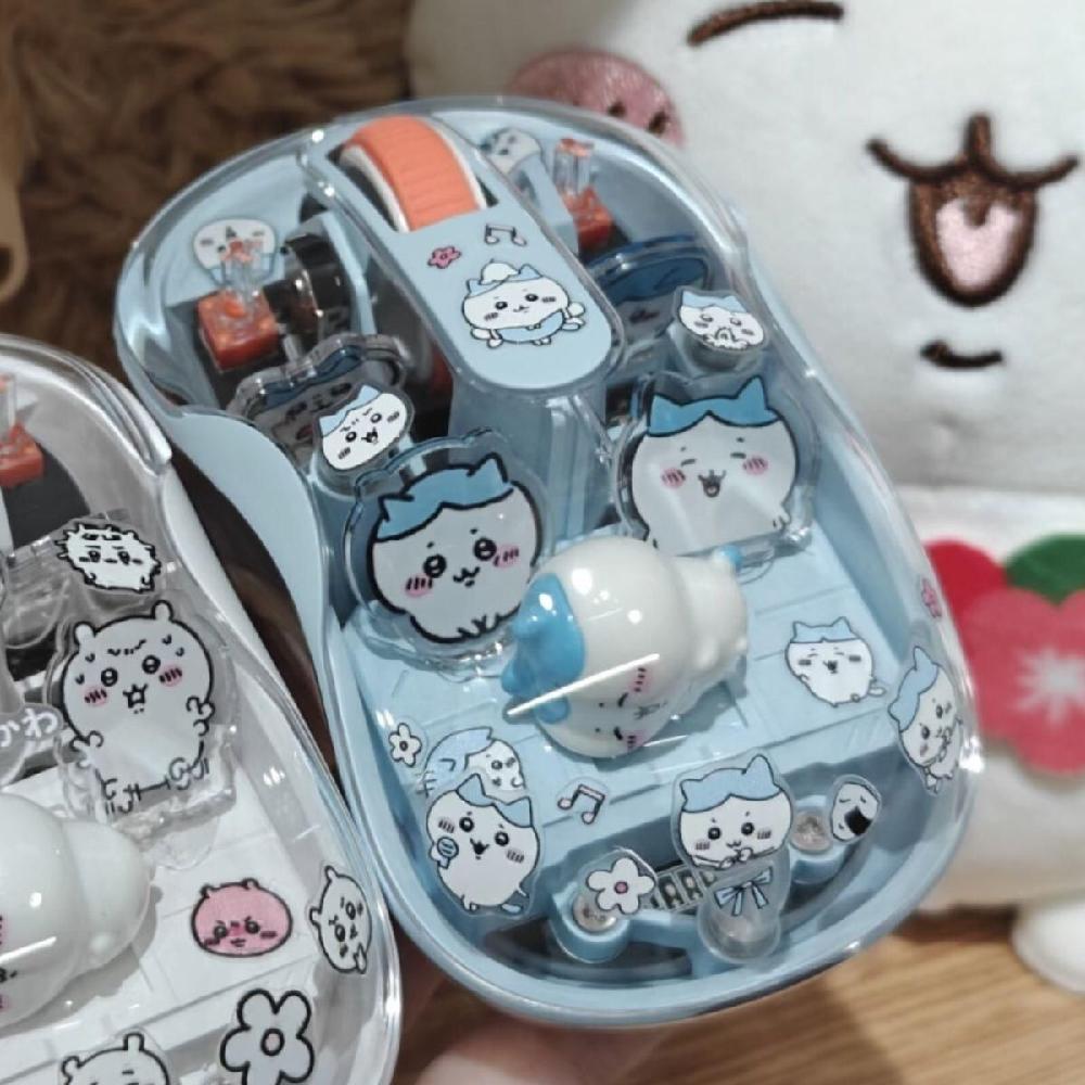 먼작귀 블루투스 마우스 우사기 투명 3D 피규어 wireless - 상세 이미지 5