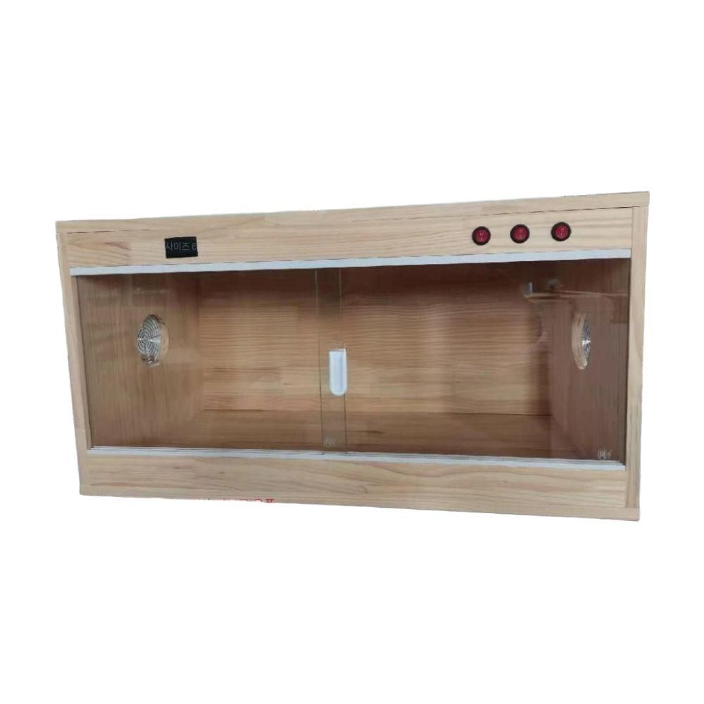 레오파드게코 사육장 케이지 온도조절 파충류 도마뱀 80x40x42cm - 상품 이미지