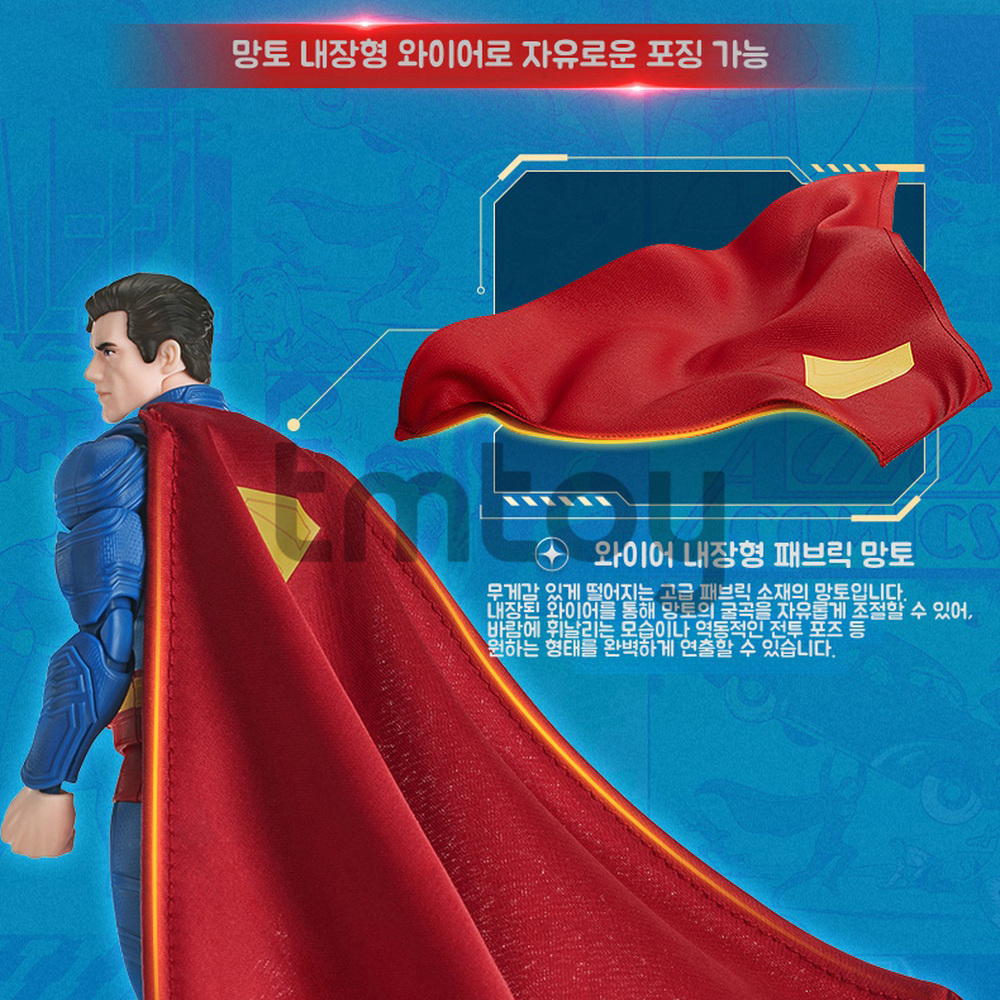 블로키 DC 슈퍼맨 피규어 슈퍼독 크립토 장난감 프라모델 스티커 세트 - 상세 이미지 4