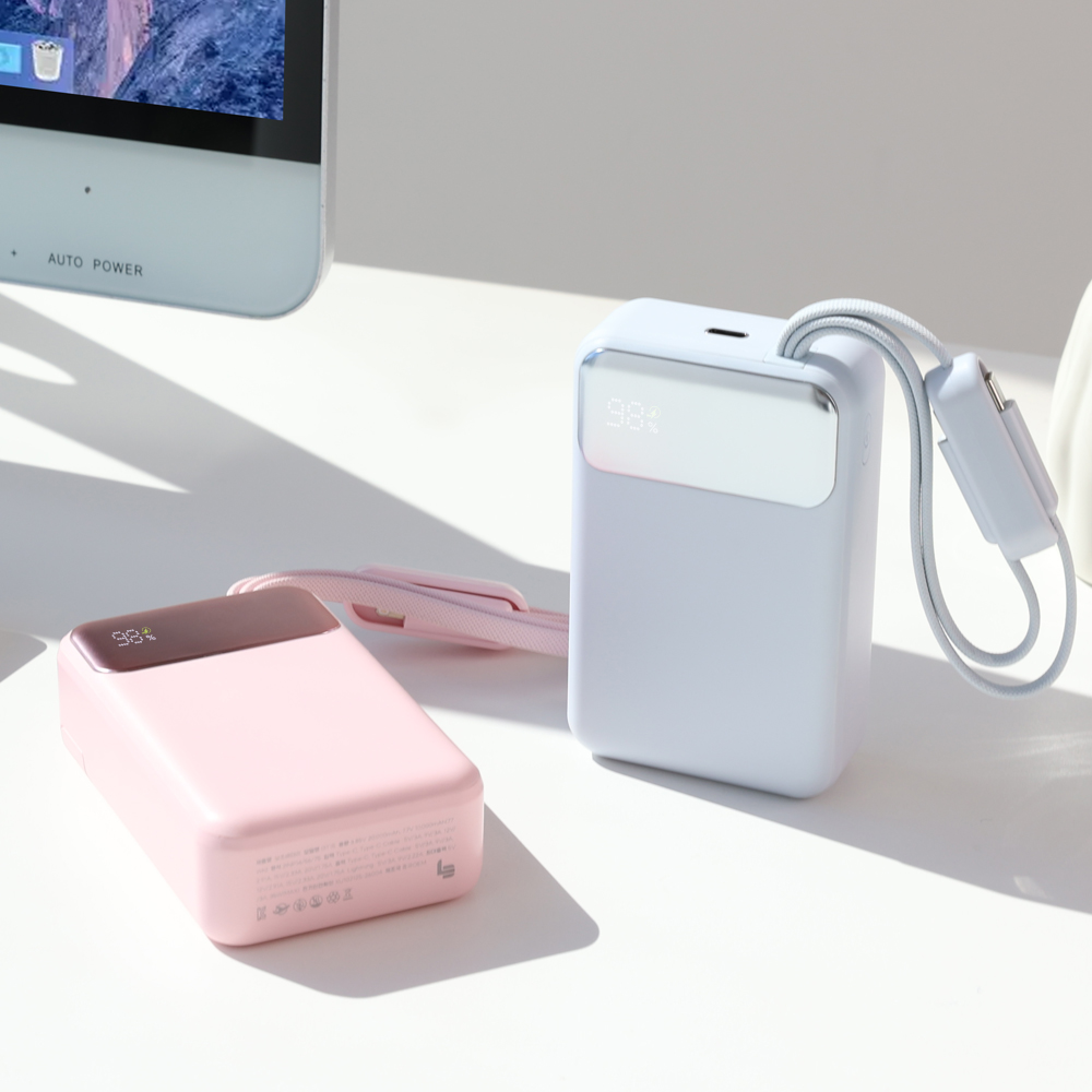 레파 GT15 35W 초고속충전 내장케이블 보조배터리 20000mAh - 상세 이미지 5