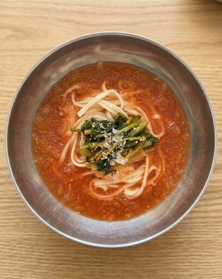 국내산 열무 냉칼국수 여름 캠핑장 낚시 차박 간편식 밀키트 831g 이미지 7