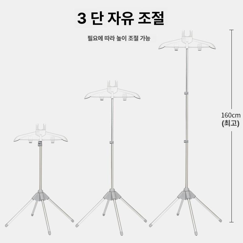 접이식 다리미판 가정용 다림질대 손잡이형 조절 가능 블랙 행거형 다리미대 - 상세 이미지 2