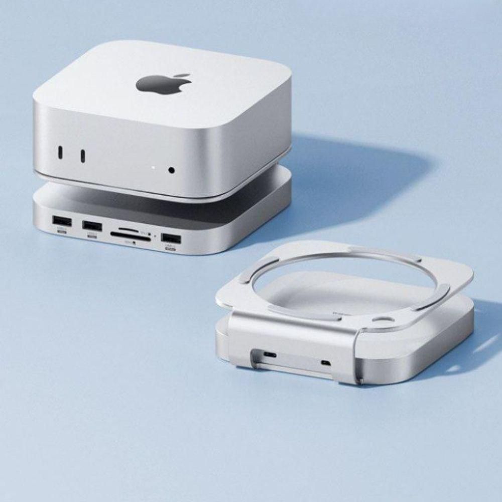 맥미니 m4 프로 확장 독 도킹 스테이션 M.2 하드 드라이브 40Gbps 변환 USB 어댑터 거치대 - 상품 이미지
