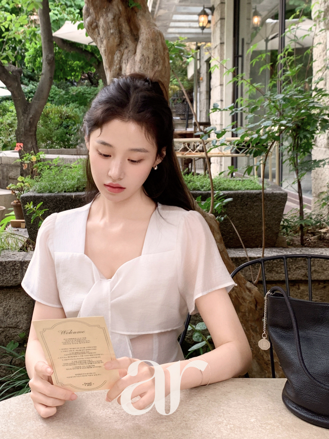 (국내제작) 타이 페플럼 반팔 블라우스 bs8850 이미지 6