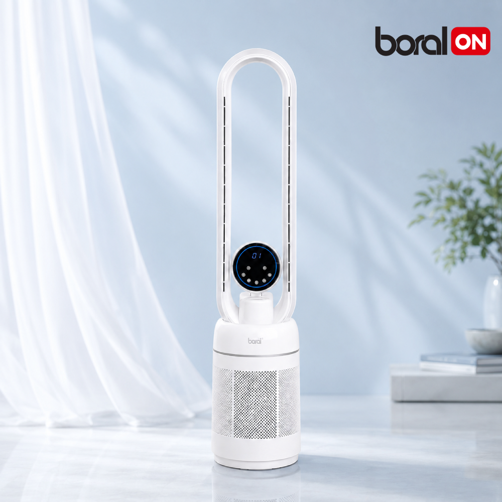 보랄 초저소음 BLDC 날개 없는 선풍기 BR-R1500BL - 상품 이미지