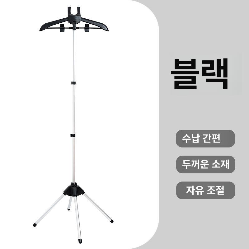 접이식 다리미판 가정용 다림질대 손잡이형 조절 가능 블랙 행거형 다리미대 이미지 6