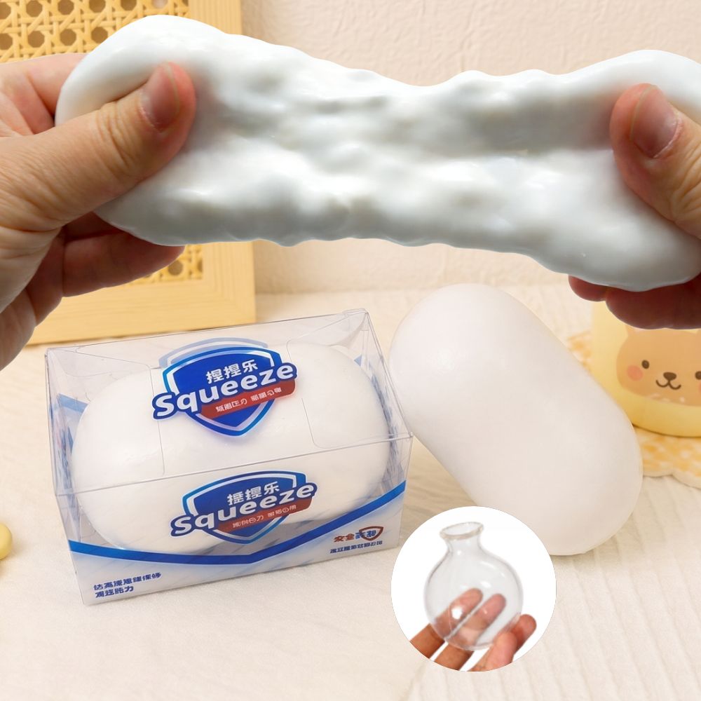 빌리네집 비누+말랑이커버 크런치 슬랑이 슬라임 말랑이 스퀴시 크랑이