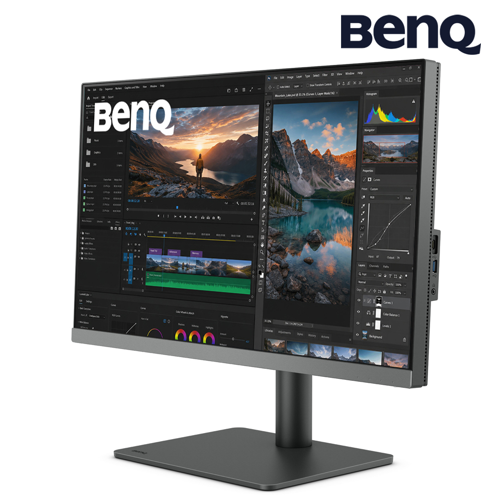 총판 벤큐 PD2706U 아이케어 무결점 멀티스탠드 IPS 4K UHD M-book 모드 - 상세 이미지 4