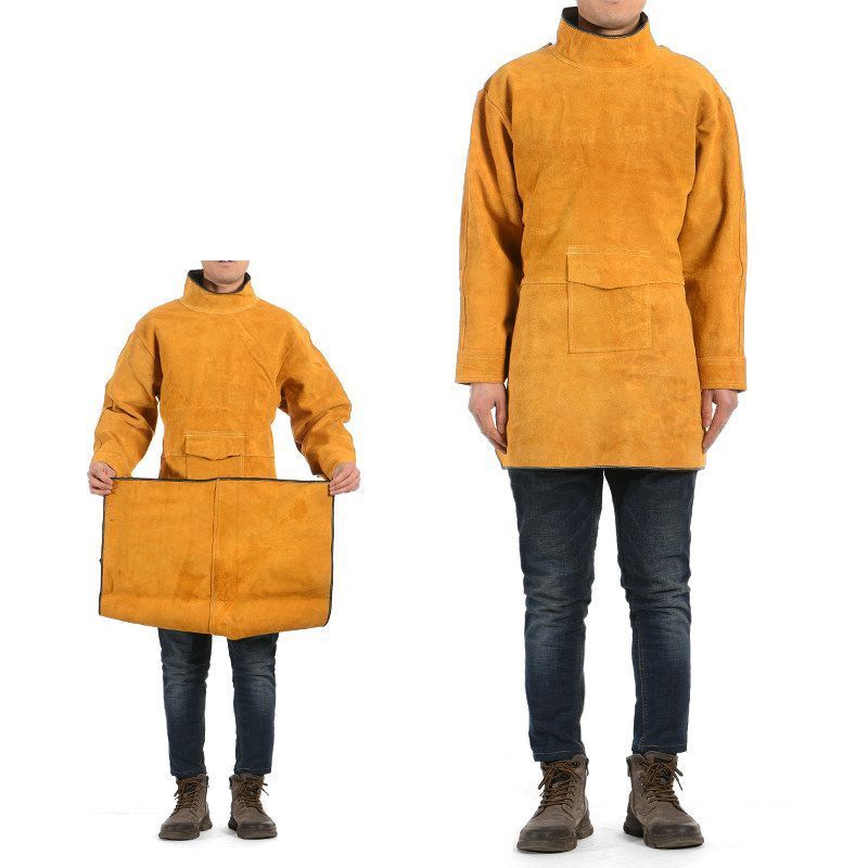 용접앞치마 가죽 열 블랙 작업용 강한 우피 85cm XXL