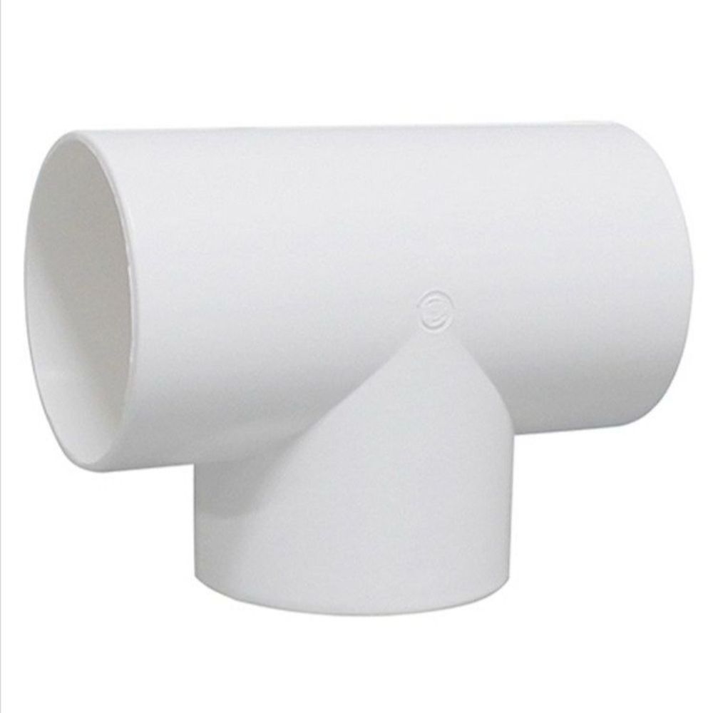 T관 PVC 파이프 부속 배관 T자 덕트 급수 티관 100MM 중소형 티셔츠 - 상품 이미지