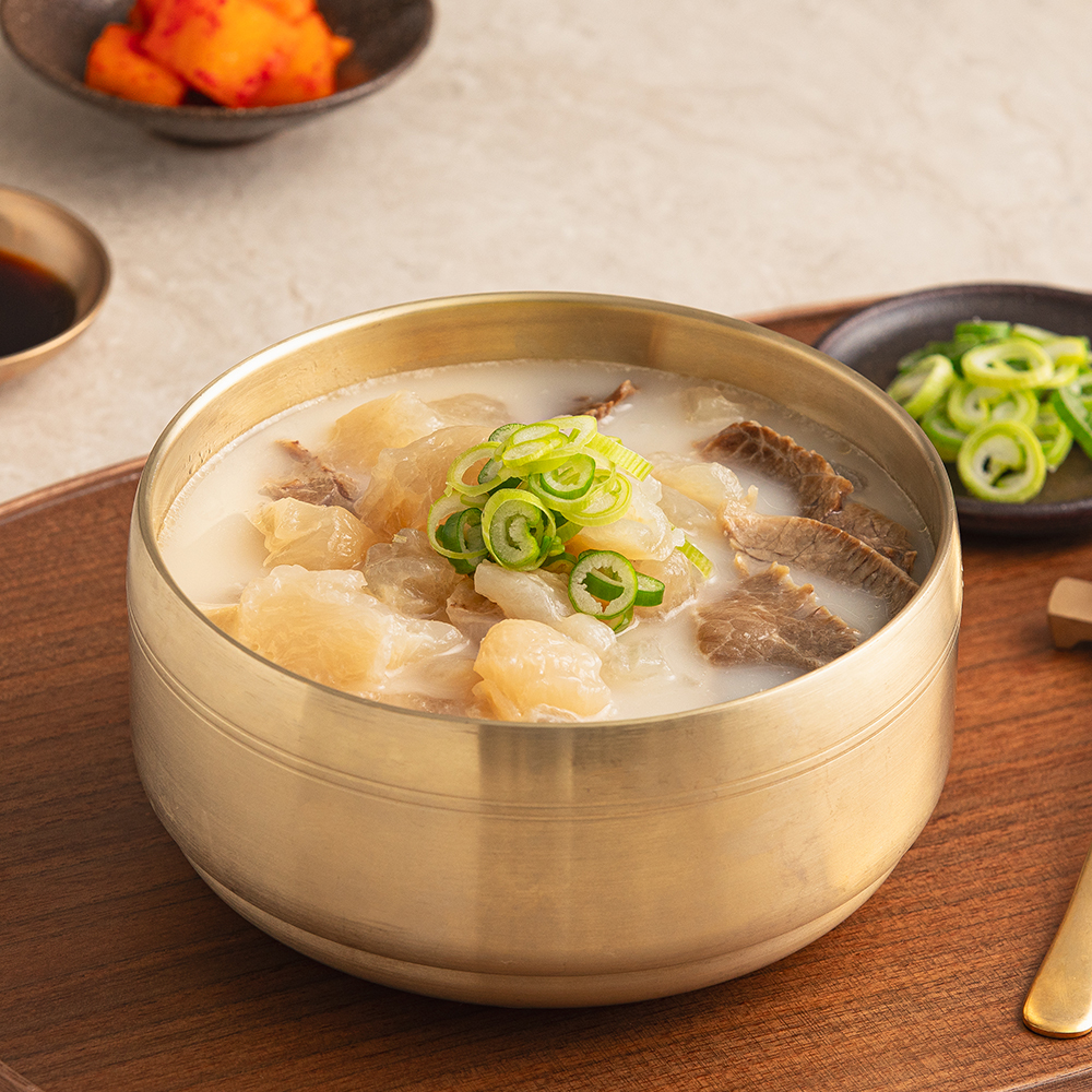 도가니곰탕 도가니탕 곰탕 밀키트 간편국 즉석 국물 요리 실온보관 바른 600g 1개 - 상품 이미지