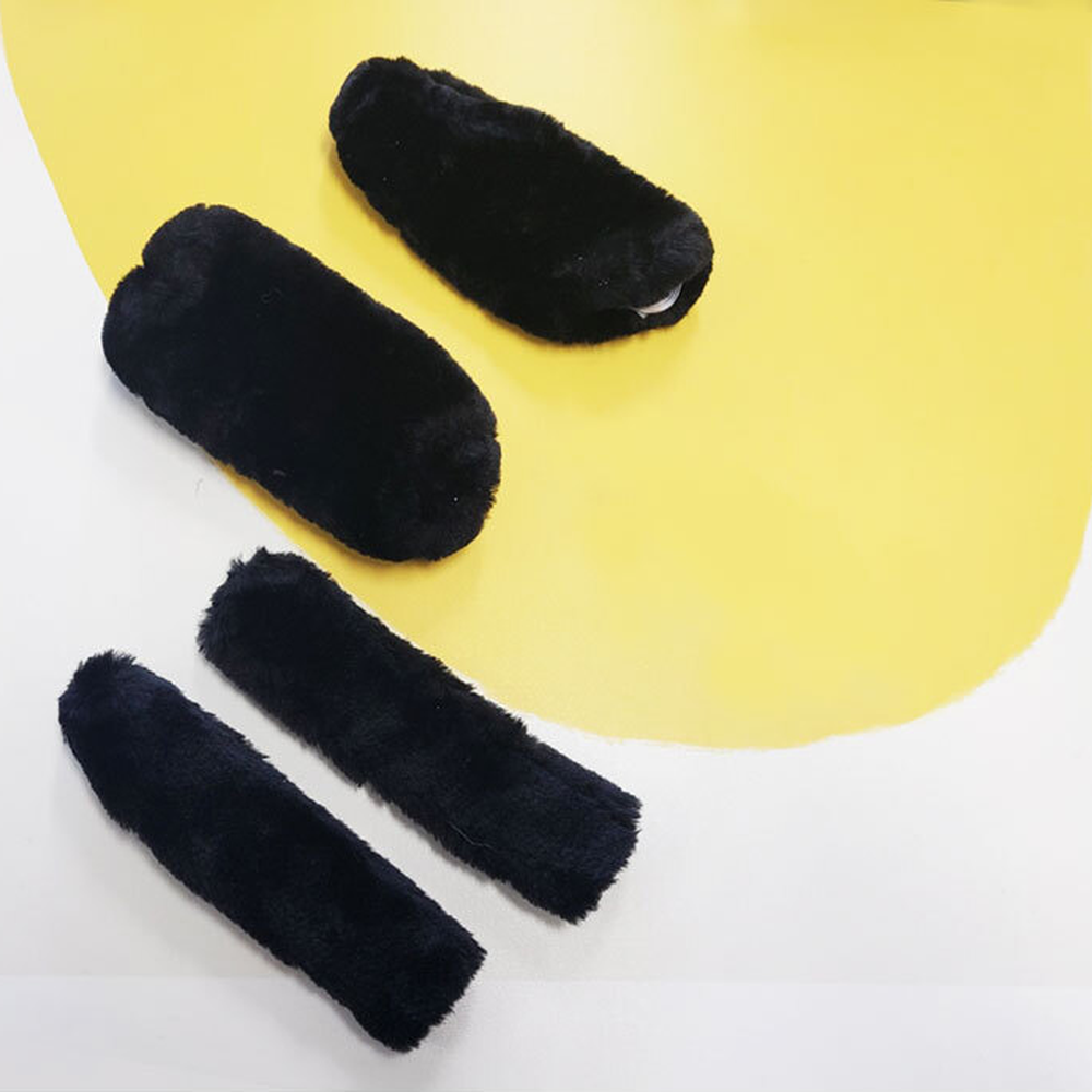 겨울필수템방한용오토바이장갑 블랙핸들커버 고무밴드겨울라이딩오토바이커버 - 상세 이미지 2