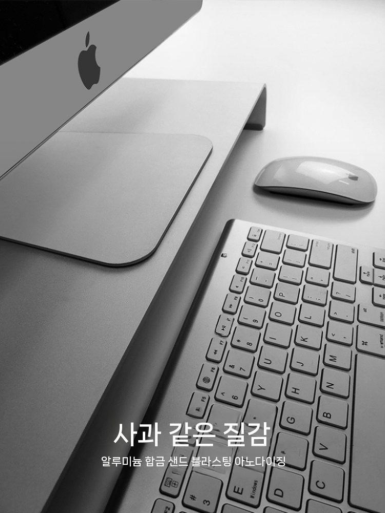 모니터 받침대 선반 거치대 책상 정리 컴퓨터 스탠드 6CM 높이 - 상세 이미지 5