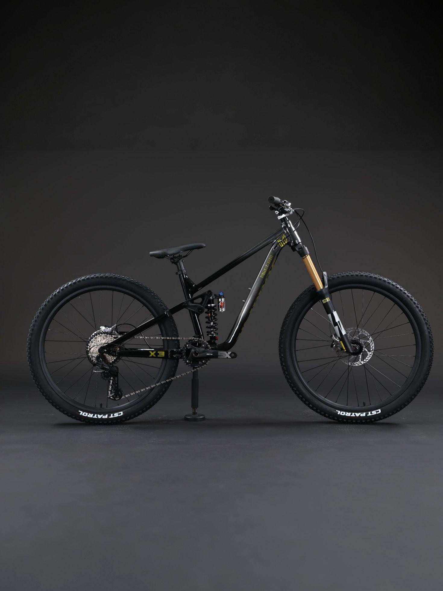 오복이네상점 하만 브라더스 X3 소프트테일 27.5인치 10단 에어 풀샥 오일디스크 MTB 자전거 2026 그린커피 27.5 인치 10단 - 상세 이미지 3
