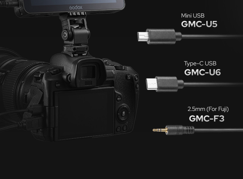 고독스 Godox GM6S PRO 5.5인치 터치 프리뷰 4K 필드 모니터