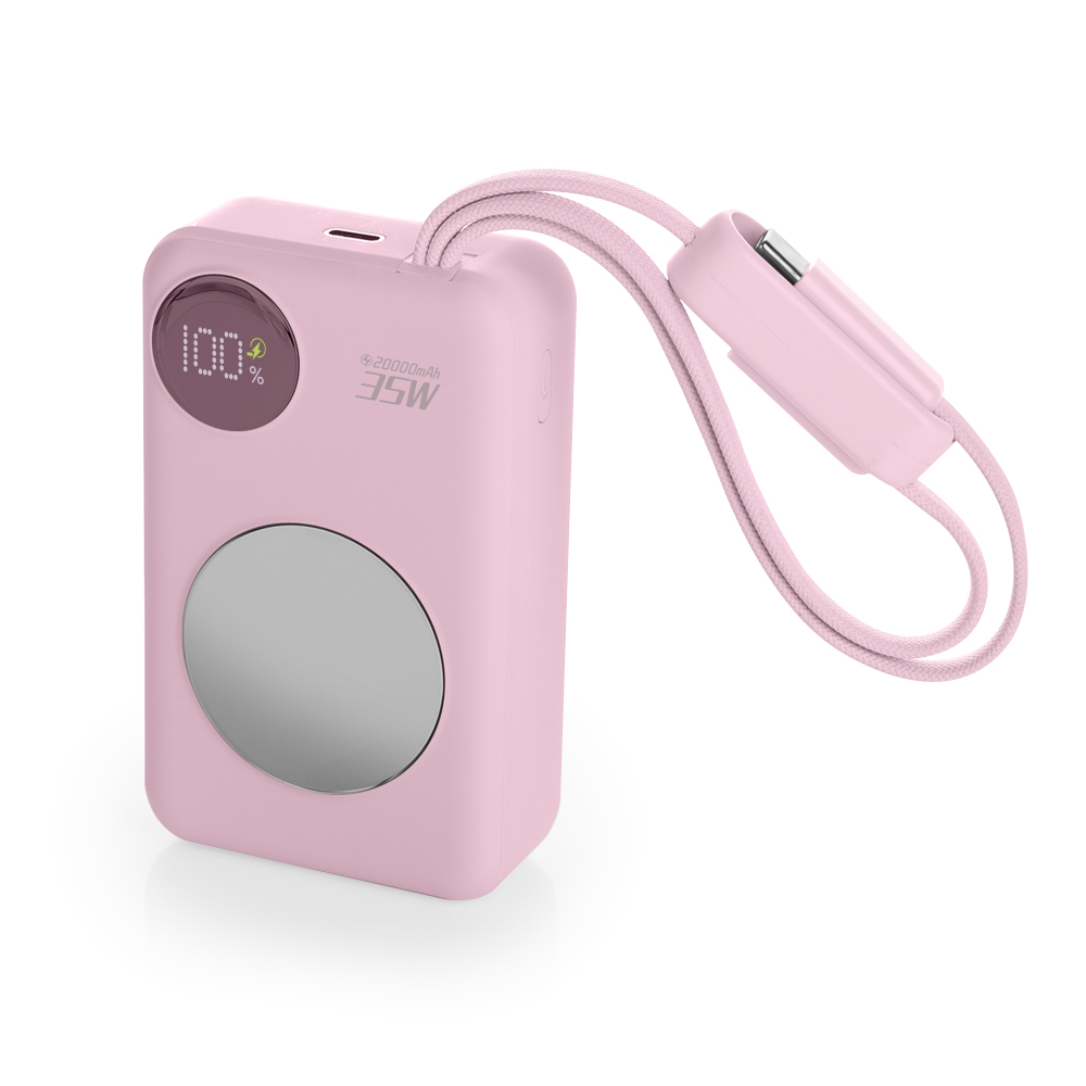 레파 GT11 35W 초고속충전 내장케이블 미러 보조배터리 20000mAh - 상세 이미지 3