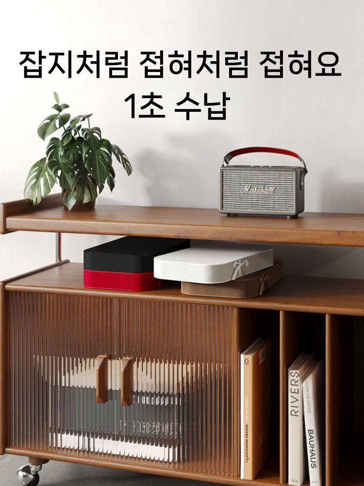접이식 종이 의자 스툴 휴대용 간이의자 캠핑 인테리어 30cm 브라운 이미지 6