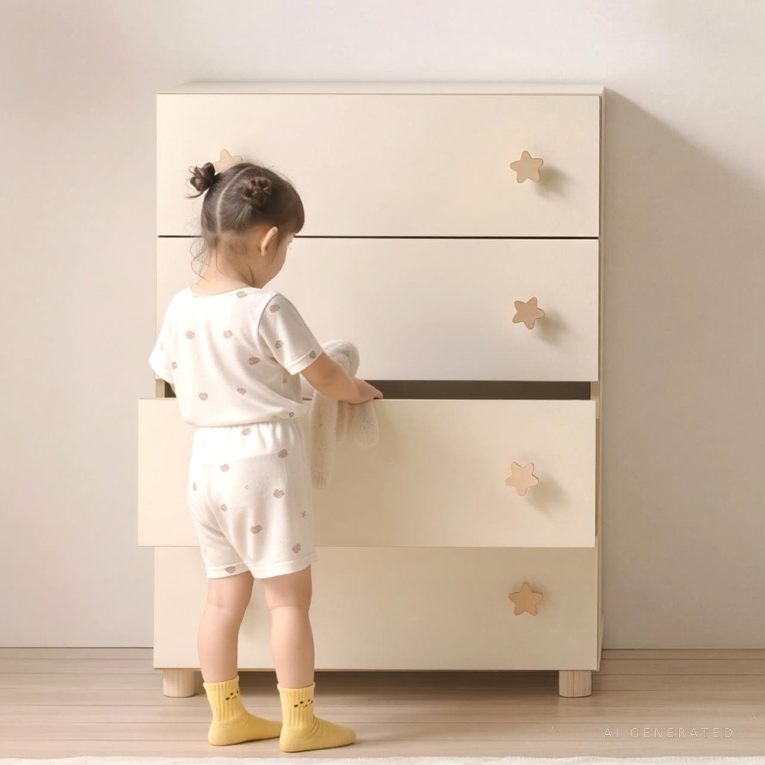 아기 서랍장 유아 옷 서랍장 베이비 아기 옷장 베이비장 800x500x1050, 아이보리