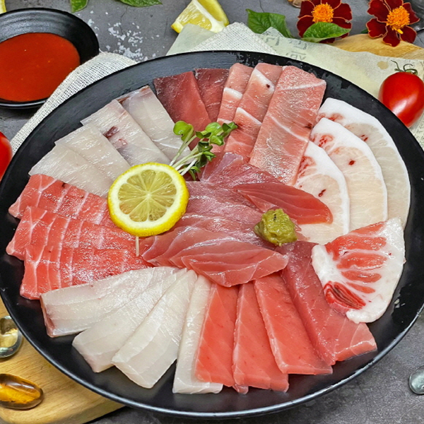 토해원 참치 오마카세 한판 모둠참치 참다랑어 눈다랑어 황다랑어 황새치 홈마카세 참치회 - 상품 이미지
