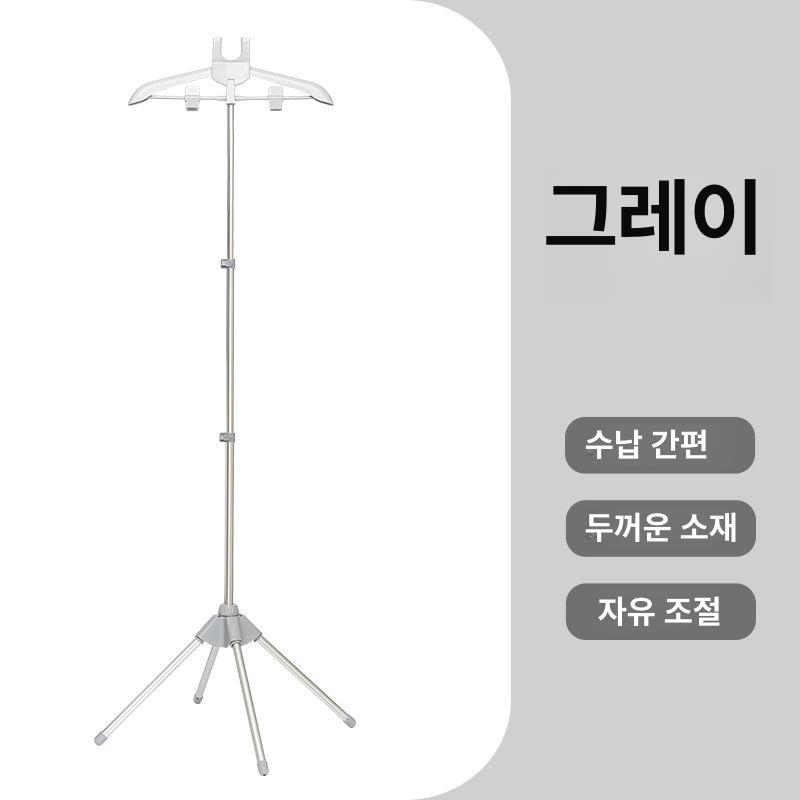 접이식 다리미판 가정용 다림질대 손잡이형 조절 가능 블랙 행거형 다리미대 이미지 7