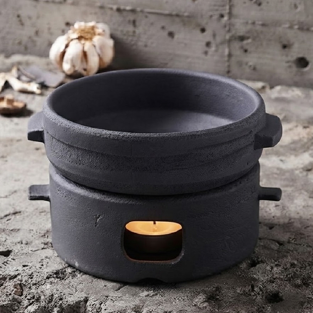 친환경 숨쉬는 내열 양귀비 매트 전골 뚝배기 된장 찌개 27.5cm - 상세 이미지 3