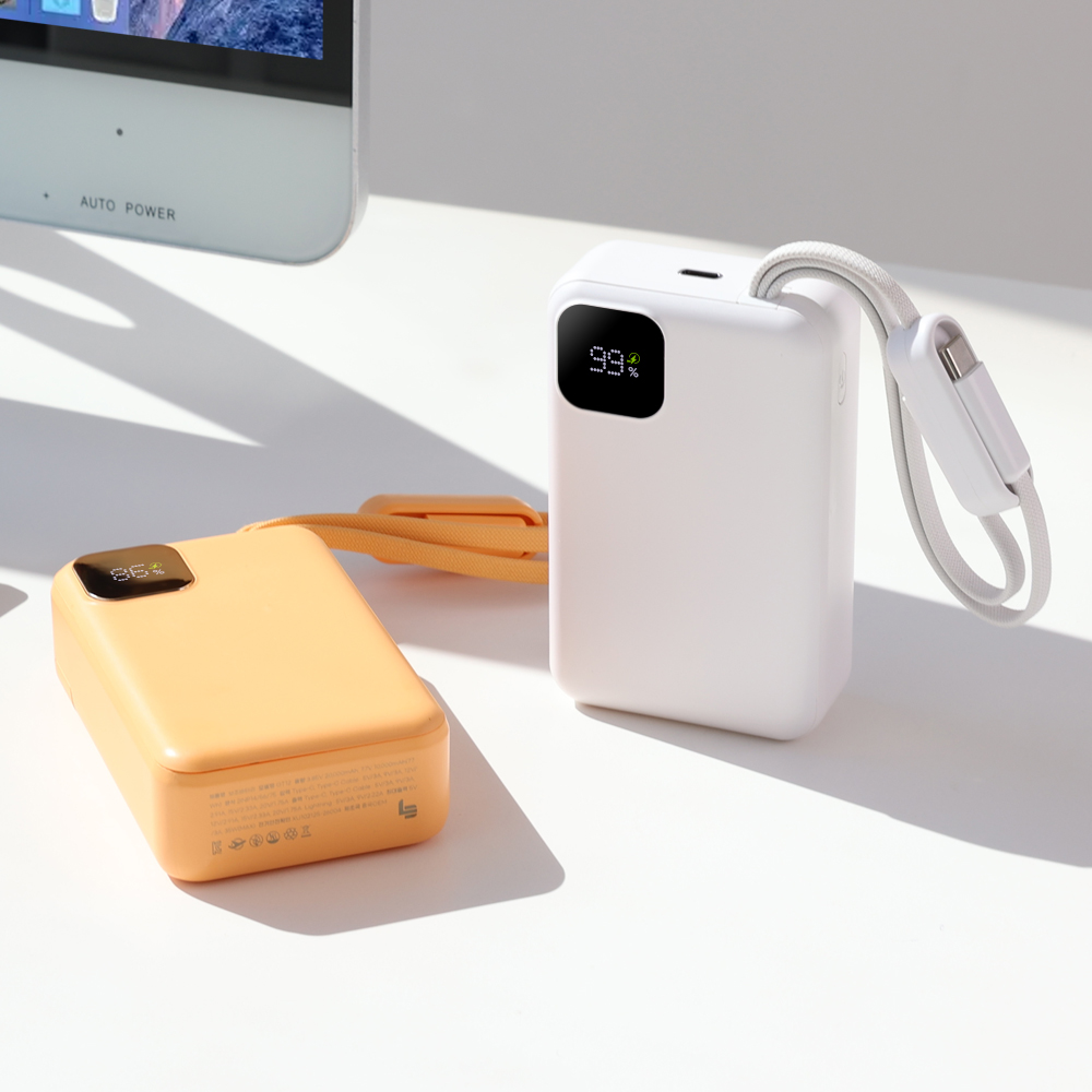 레파 GT12 35W 초고속충전 내장케이블 보조배터리 20000mAh 이미지 7